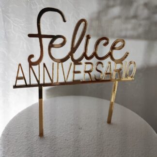 Parigi Topper "Felice Anniversario"